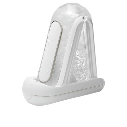 TENGA Flip Zero - vibrációs maszturbátor férfiaknak (fehér)