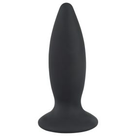  Black Velvets S - akkus, kezdő anál vibrátor - kicsi (fekete)