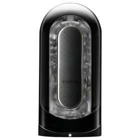   TENGA Flip Zero - vibrációs maszturbátor férfiaknak (fekete)