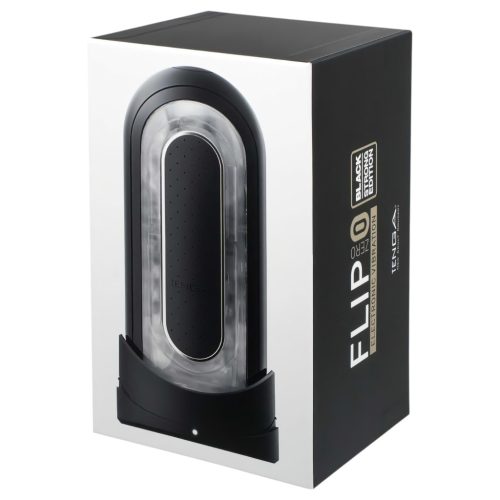 TENGA Flip Zero - vibrációs maszturbátor férfiaknak (fekete)