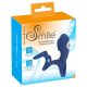 SMILE Couple - akkus, vibrációs péniszmandzsetta, péniszköpeny (kék)