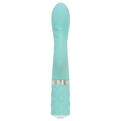 Pillow Talk Kinky - akkus, 2 motoros G-pont vibrátor (türkiz)