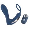 You2Toys Prostate Plug - prosztata anál vibrátor péniszgyűrűvel (kék)