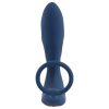 You2Toys Prostate Plug - prosztata anál vibrátor péniszgyűrűvel (kék)