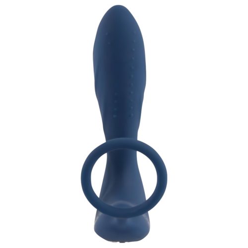 You2Toys Prostate Plug - prosztata anál vibrátor péniszgyűrűvel (kék)