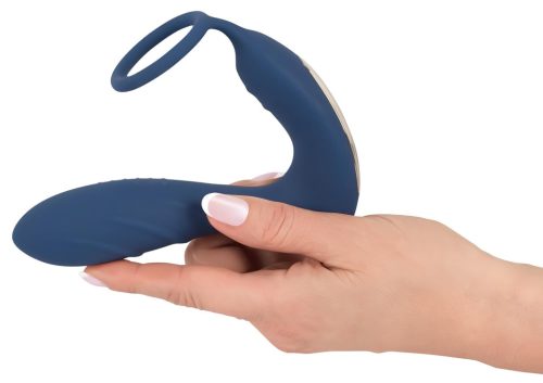 You2Toys Prostate Plug - prosztata anál vibrátor péniszgyűrűvel (kék)
