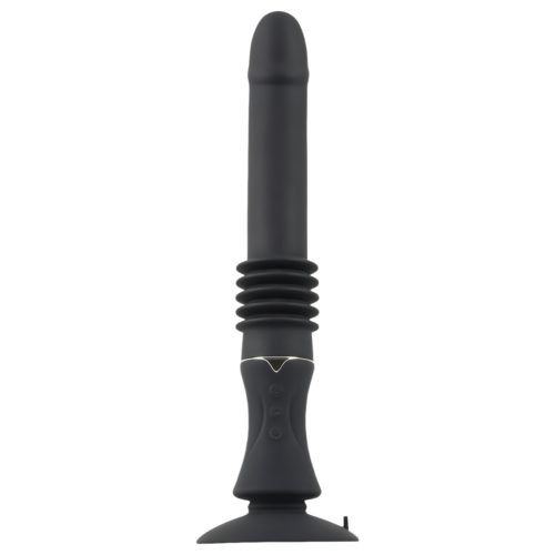 You2Toys Fucking Machine - tapadókorongos lökő vibrátor (fekete)
