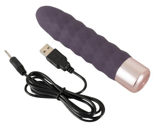 You2Toys Elegant Diamond - akkus rúd vibrátor (lila)