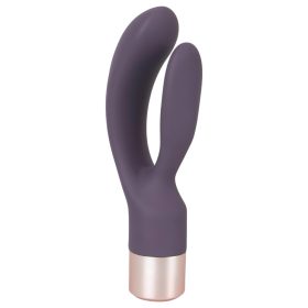   You2Toys Elegant Double - akkus, csiklókaros vibrátor (lila)