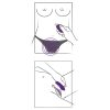 SMILE Panty - akkus, rádiós csikló vibrátor (lila)