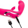 Happyrabbit Strapless - felcsatolható nyuszis vibrátor (pink)