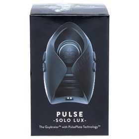   Hot Octopuss Pulse Solo Lux - rádiós maszturbátor férfiaknak (fekete)