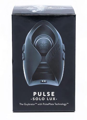 Hot Octopuss Pulse Solo Lux - rádiós maszturbátor férfiaknak (fekete)