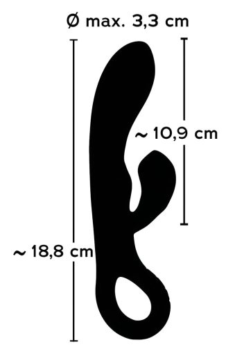 You2Toys - Rabbit Petit - akkus, csiklóizgató vibrátor (lila)
