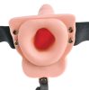 Pipedream - Fetish Strap-On 6 - felcsatolható, üreges vibrátor (natúr)