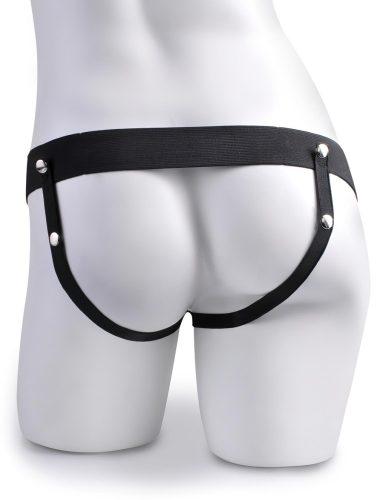 Pipedream - Fetish Strap-On 6 - felcsatolható, üreges vibrátor (natúr)