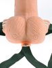 Pipedream - Fetish Strap-On 6 - felcsatolható, üreges vibrátor (natúr)