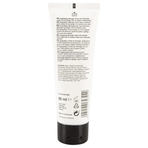Acél erekció - ápoló péniszkrém Muira Puamával (80 ml)