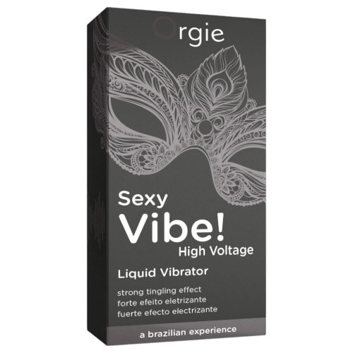 Orgie Sexy Vibe High Voltage - unisex folyékony vibrátor (15 ml)
