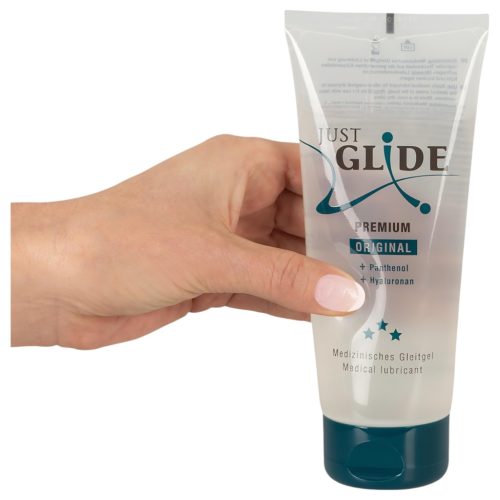 Just Glide Premium Original - vegán, vízbázisú síkosító (200 ml)
