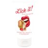 Lick it! - 2in1 ehető síkosító - pezsgő-eper (50 ml)
