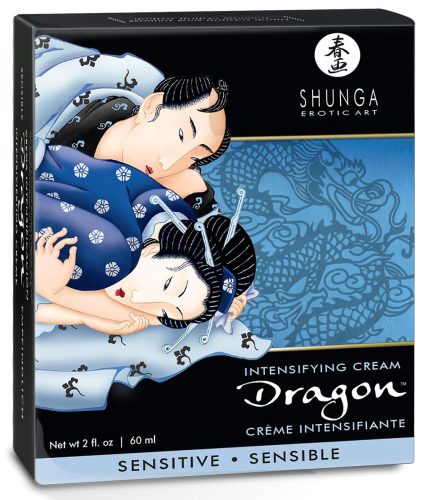 Shunga Dragon Sensitive - intim gél férfiaknak (60 ml)