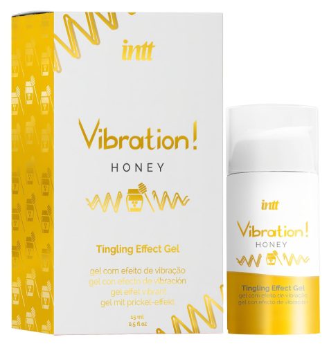 Intt Vibration! - folyékony vibrátor - méz (15 ml)