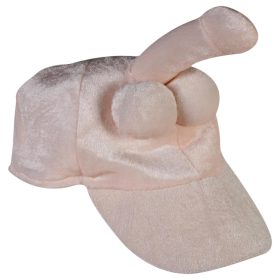   Péniszes plüss sapka - lánybúcsú parti kellék, erotikus ajándék