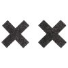 Cottelli - csillogó mellbimbó matrica X formában nőknek