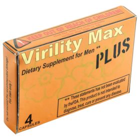   Virility Max Plus - étrend kiegészítő kapszula férfiaknak (4 db)