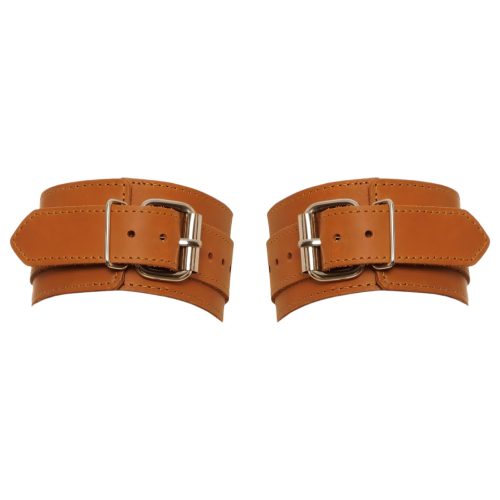 ZADO - bőr csukló bilincs (barna)