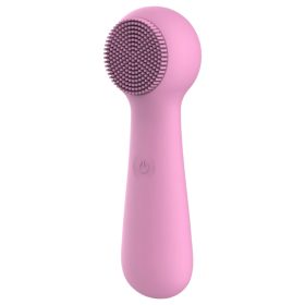   FaceClean - akkus, vízálló arc masszírozó készülék (pink)