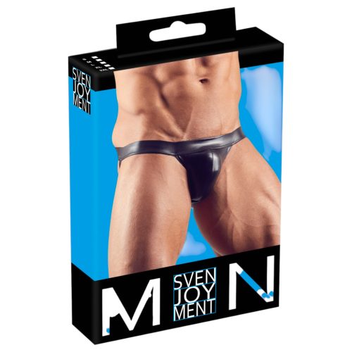 Fényes minimál alsó férfiaknak (fekete)