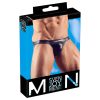 Svenjoyment - fényes jock strap férfi alsó (fekete)
