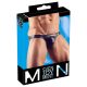 Svenjoyment - fényes jock strap férfi alsó (fekete)
