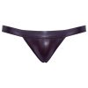 Svenjoyment - fényes jock strap férfi alsó (fekete)