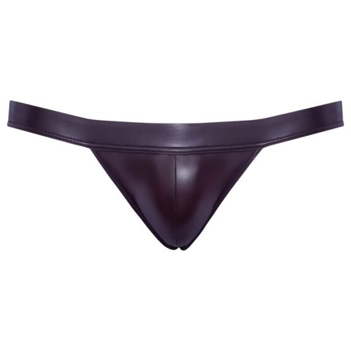 Svenjoyment - fényes jock strap férfi alsó (fekete)