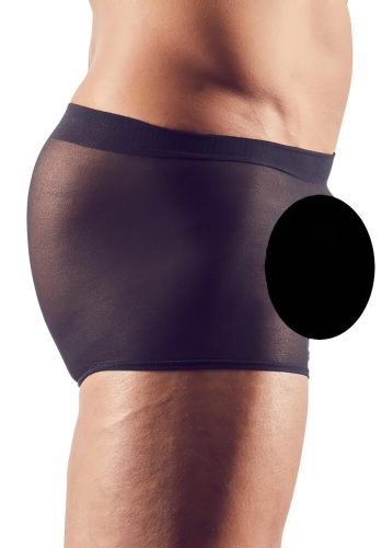 Svenjoyment - átlátszó boxer szett - fekete (2 részes) S-L