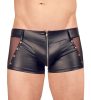Svenjoyment - fényes cipzáros férfi boxer (fekete)