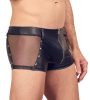 Svenjoyment - fényes cipzáros férfi boxer (fekete)