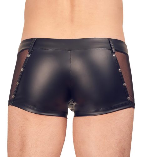 Svenjoyment - fényes cipzáros férfi boxer (fekete)
