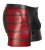 NEK - piros oldal betétes cipzáras boxer (fekete)