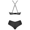Passion Eco Kerria - csipke bikini szett (fekete)