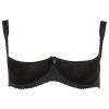Cottelli Plus Size - push-up mellemelő (fekete)