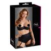 Cottelli Plus Size - push-up mellemelő (fekete)