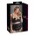 Cottelli Plus Size - pántos, gyűrűs push-up melltartó (fekete)