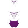 Obsessive Balitta - fényes, nyakpántos bikini (fekete)