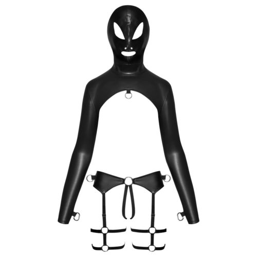 Bad Kitty - BDSM fehérnemű szett (fekete)