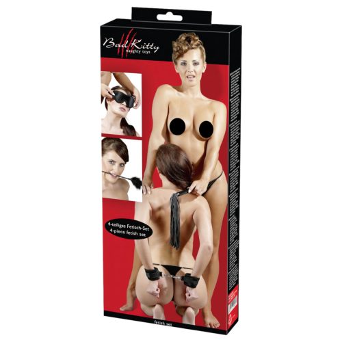 Bad Kitty - Fetish szett (fekete)
