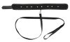 Vegan Fetish - szegecses nyakörv és póráz, bondage szett (fekete)